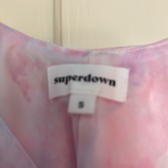 Superdown pink tie dye cami Small - Picture 3 of 3